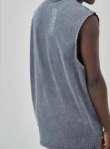 OFF FIT Sleeveless Batik Tank Top