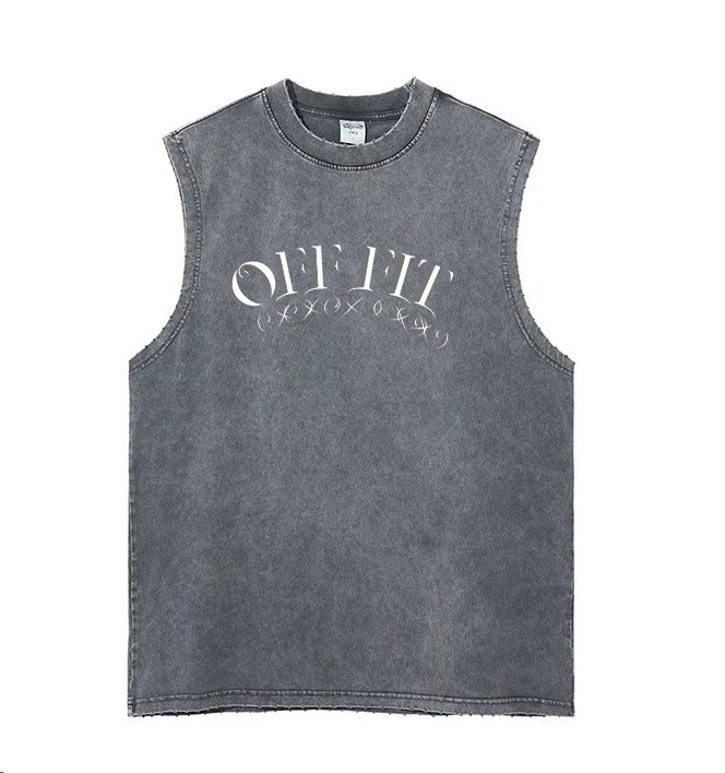OFF FIT Sleeveless Batik Tank Top