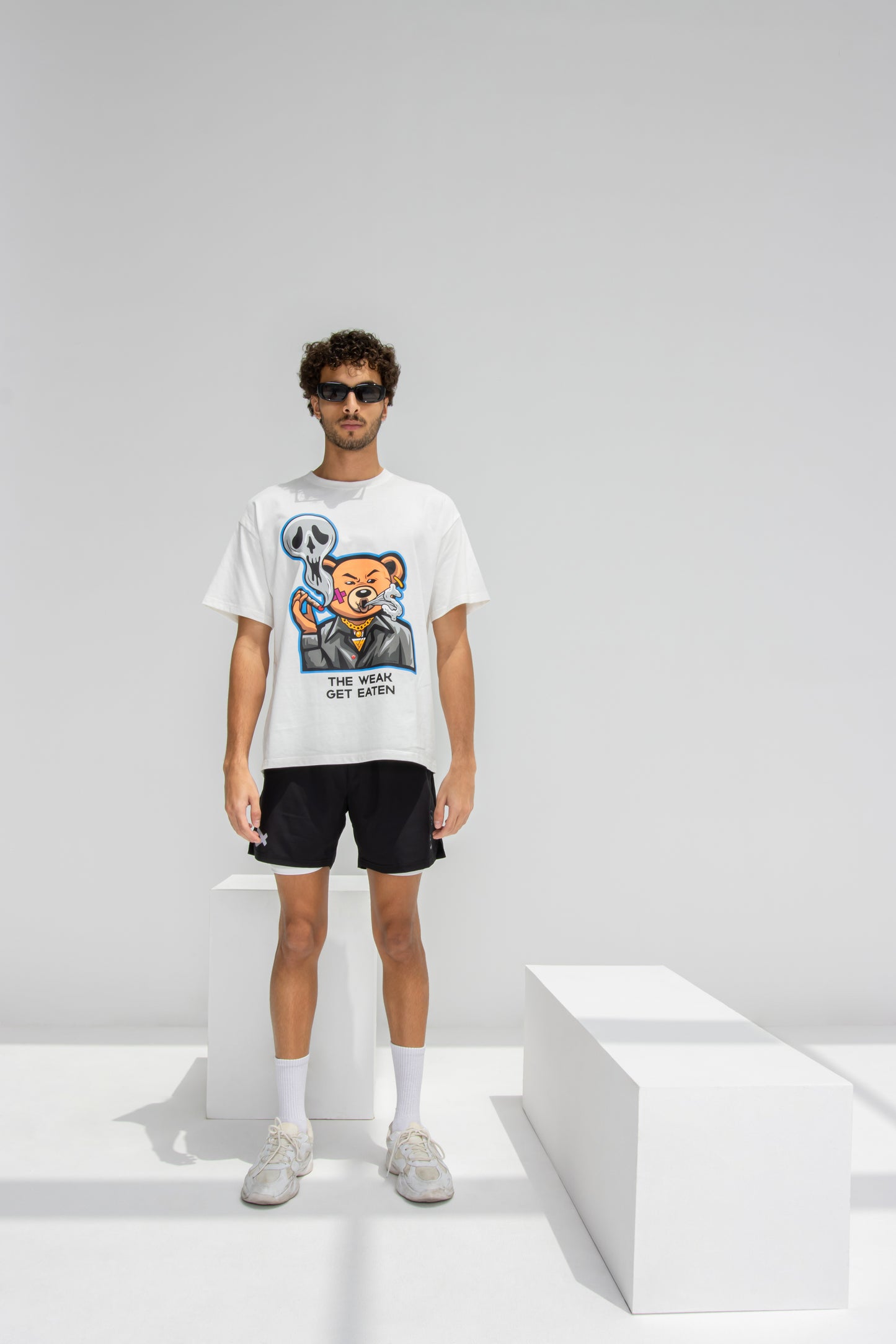 The Weak Get Eaten Oversized Tshirt