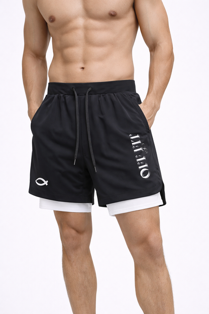 OFF FIT LINER SHORT featuring