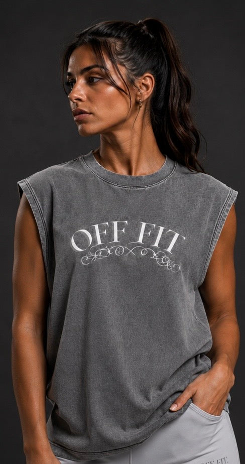 OFF FIT Sleeveless Batik Tank Top