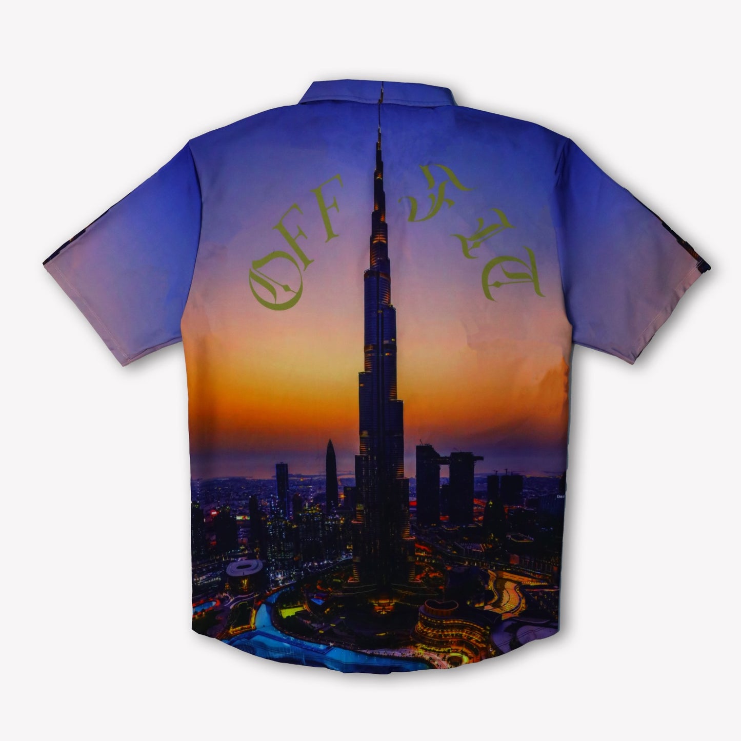 Burj Khalifa Polyester Shirt