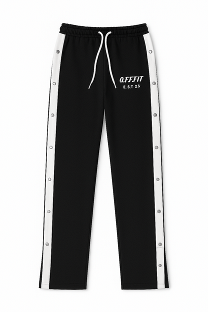 OFFFIT Snap Pants – Black/White