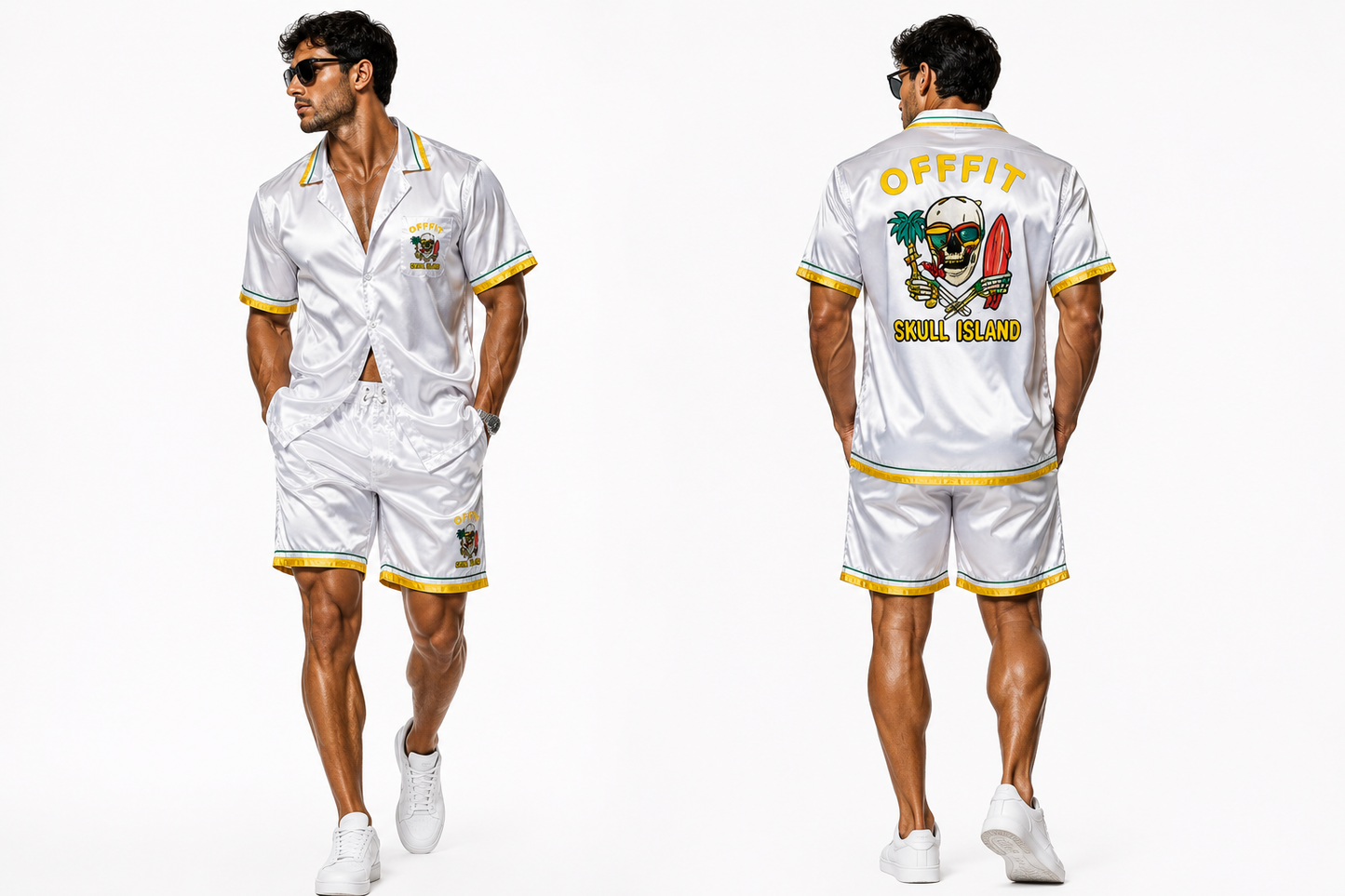 Skull Island Silk Shirt