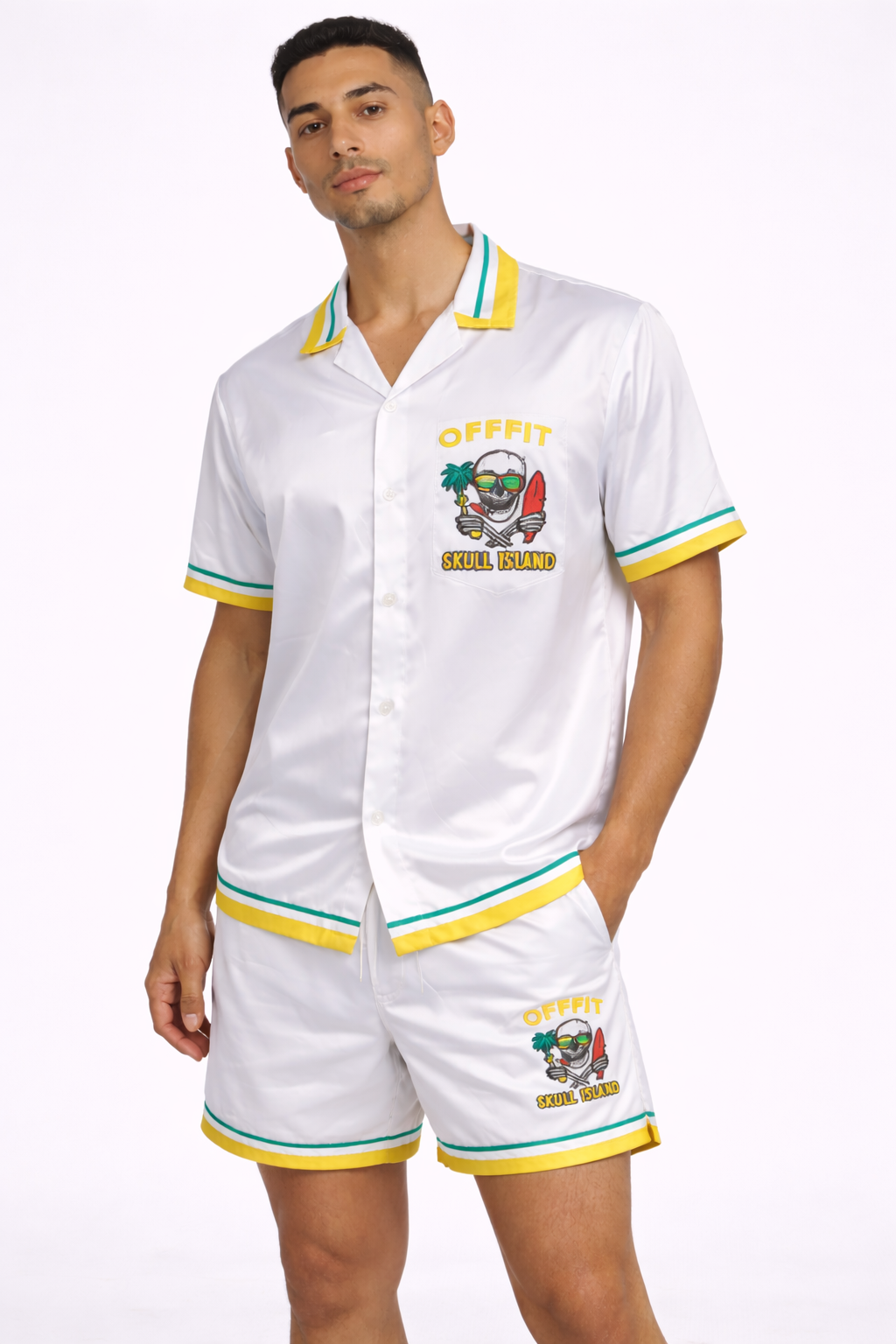 Skull Island Silk Shirt