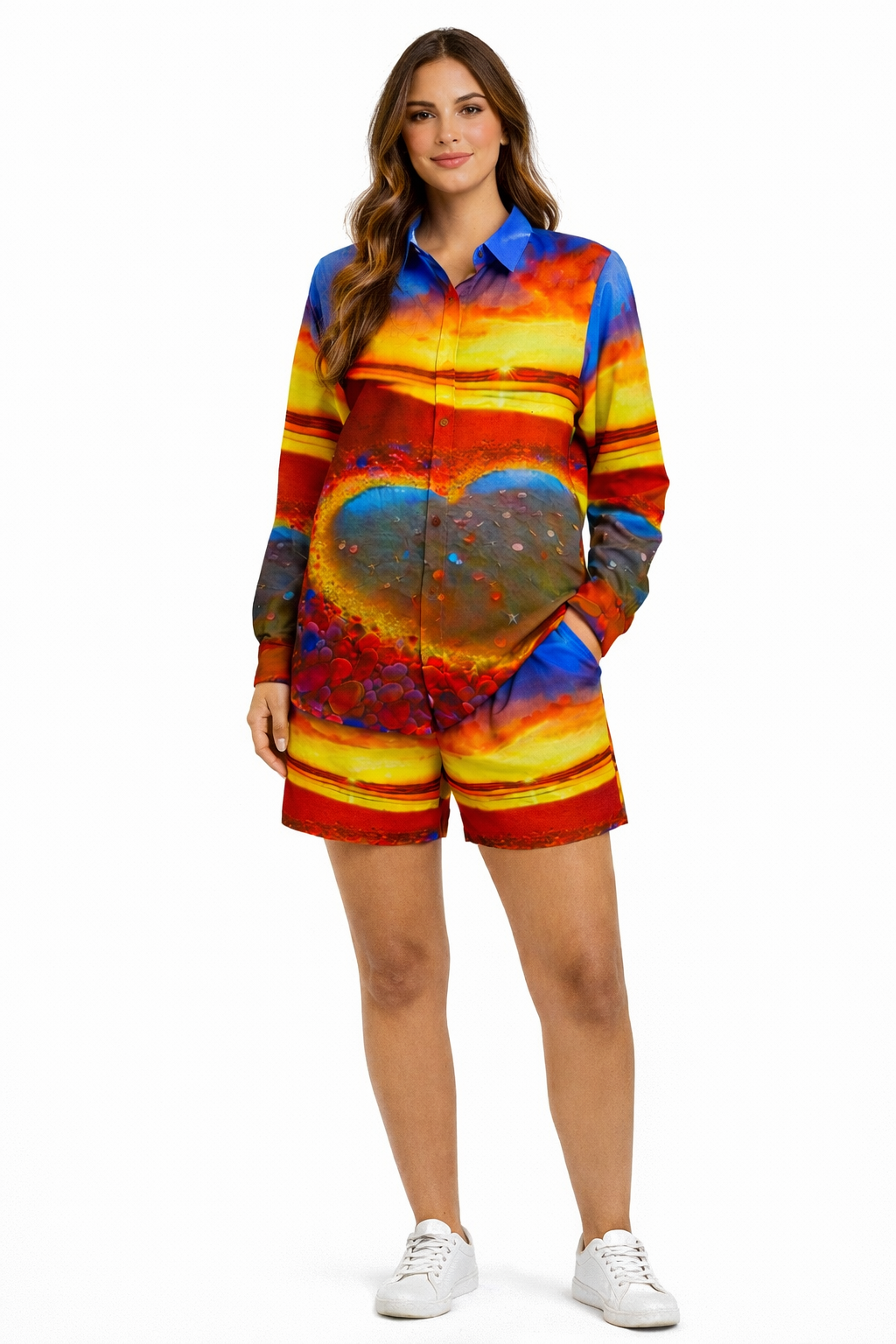 Heart Of Love Polyester Shirt