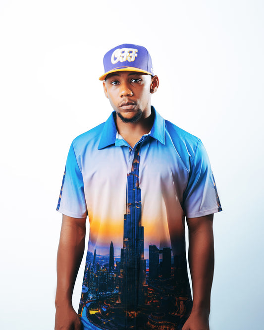 Burj Khalifa Polyester Shirt