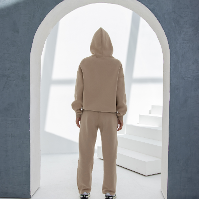 Offfit Front Logo Print Hoodie