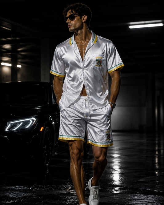 Skull Island Silk Shirt