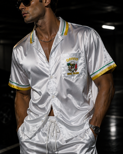 Skull Island Silk Shirt